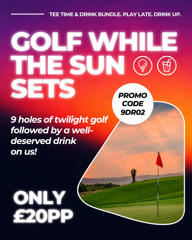 More daylight, more golf 🌅

For just £20, enjoy 9 holes on our Main or Short Course, then head to the clubhouse for a drink of your choice.

Available after 6pm, it's the perfect way to spend a summer evening.

Use code ‘9DR02’ when booking your tee time today using the link in our bio!

#WycombeHeightsGolfCentre #EveningGolf #SummerGolf #GolfLife